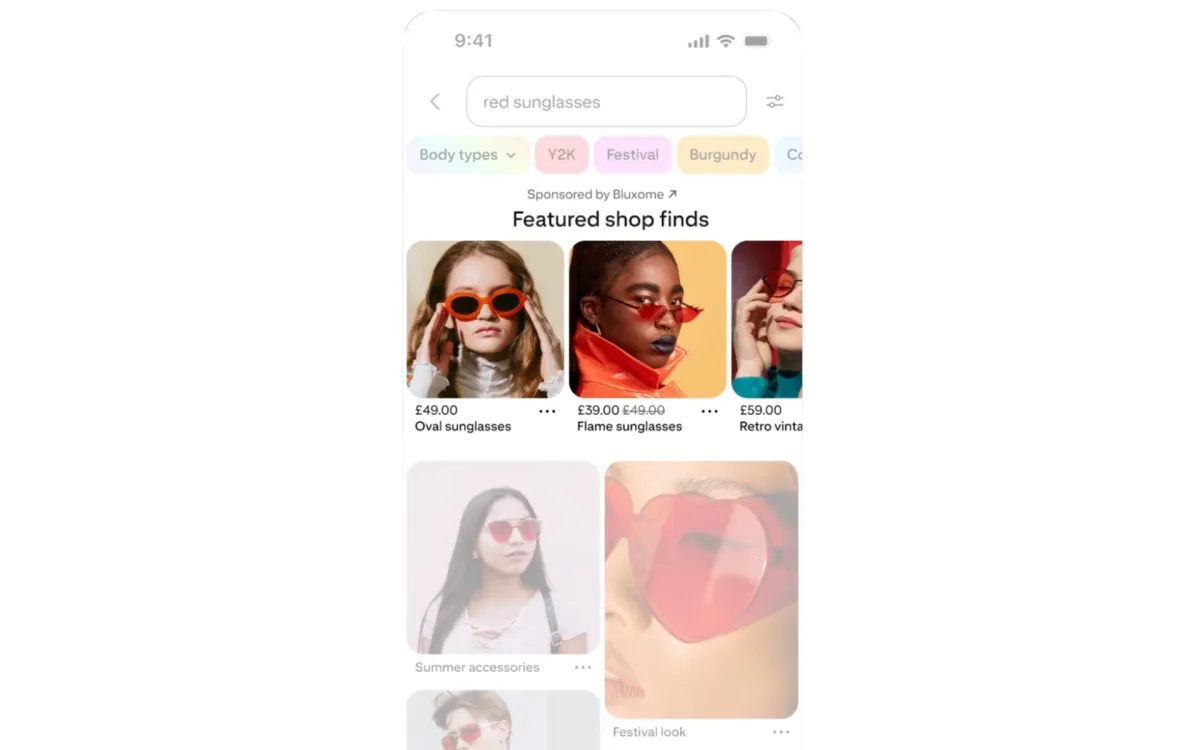 Pinterest launches Top of Search ads for visual shopping transformation