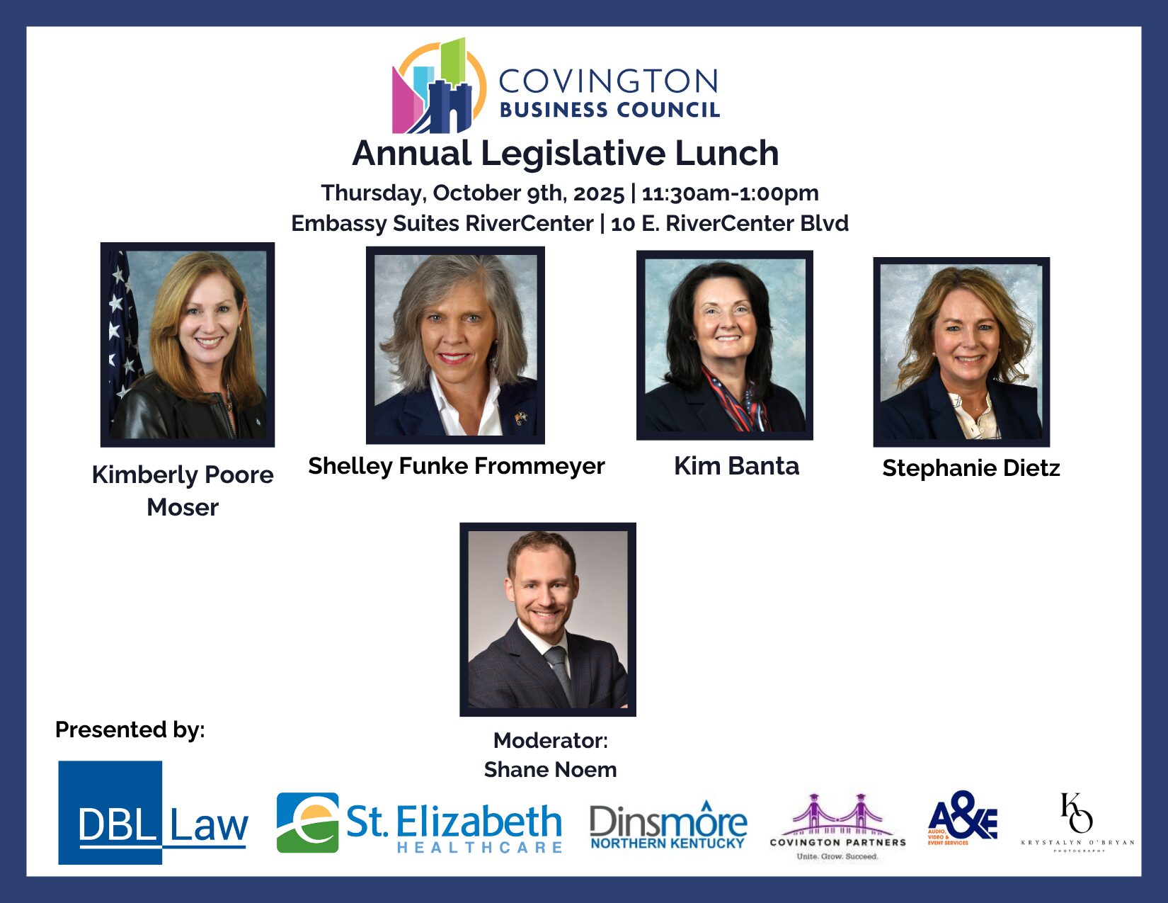 Covington Business Council to host Annual Legislative lunch, a session with four state legislators
