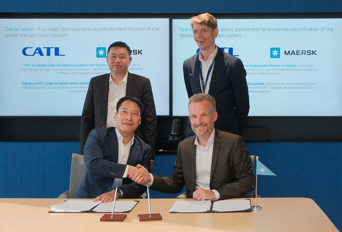 CATL partners with Maersk to expedite global expansion