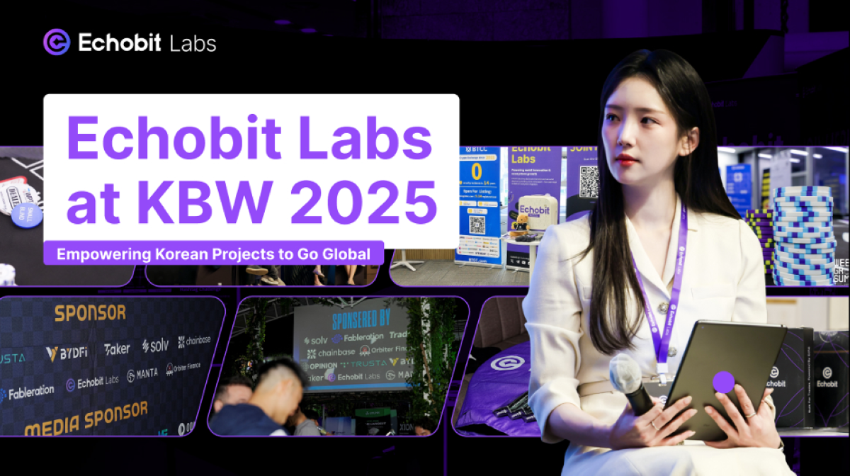 Echobit Labs at KBW 2025｜Empowering Korean Projects for Global Expansion and Ecosystem Growth