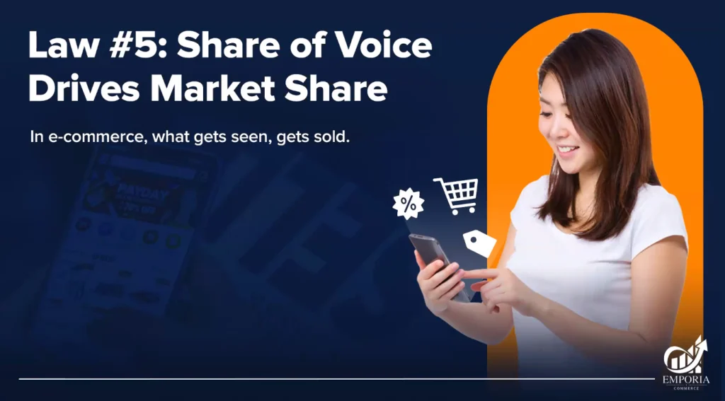 Fifth law of the e-commerce leadership