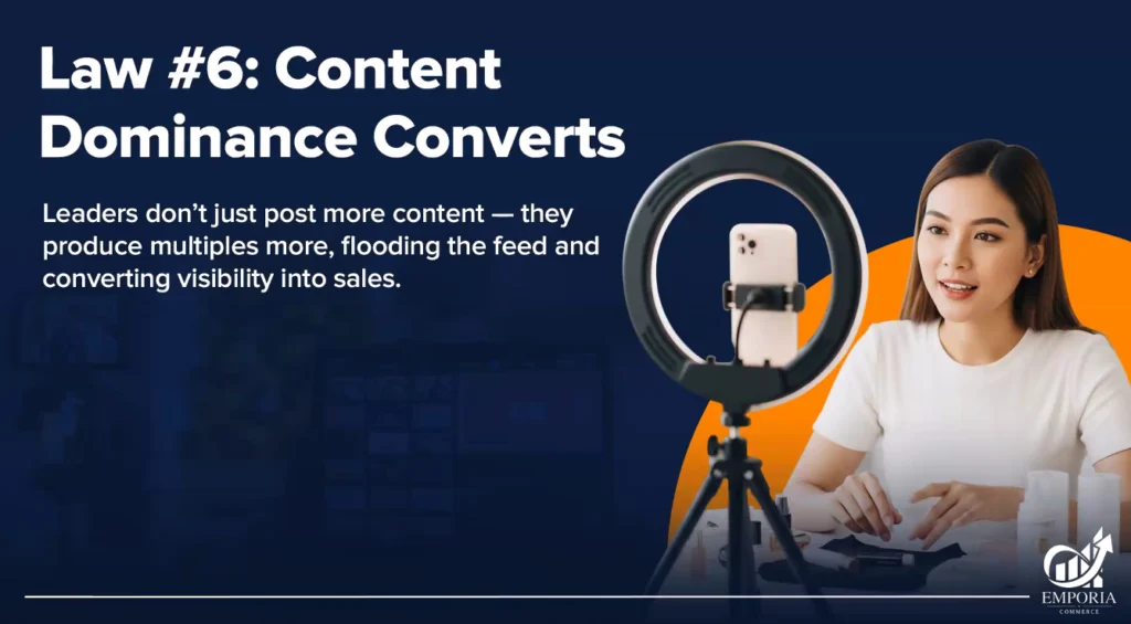 Sixth law of the e-commerce leadership