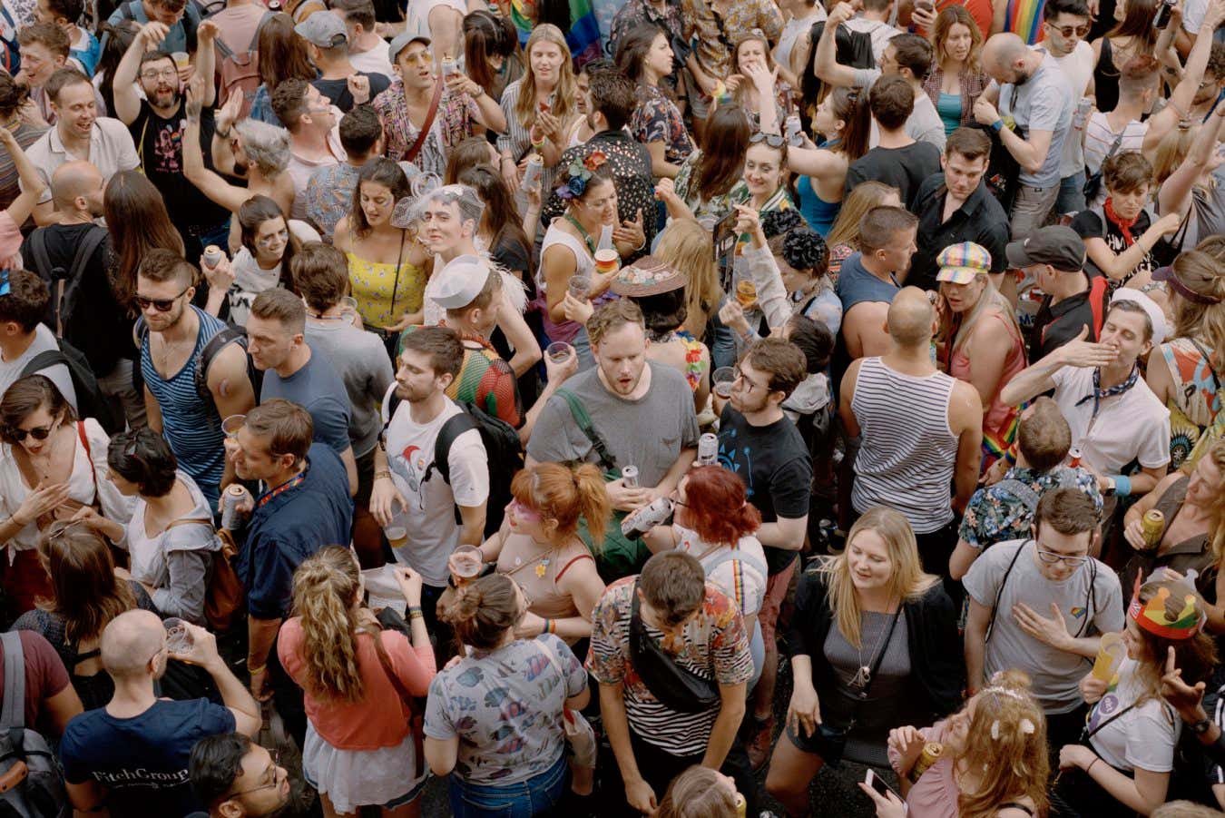 A crowd of people. Almost all of them with have a family member affected by demetia