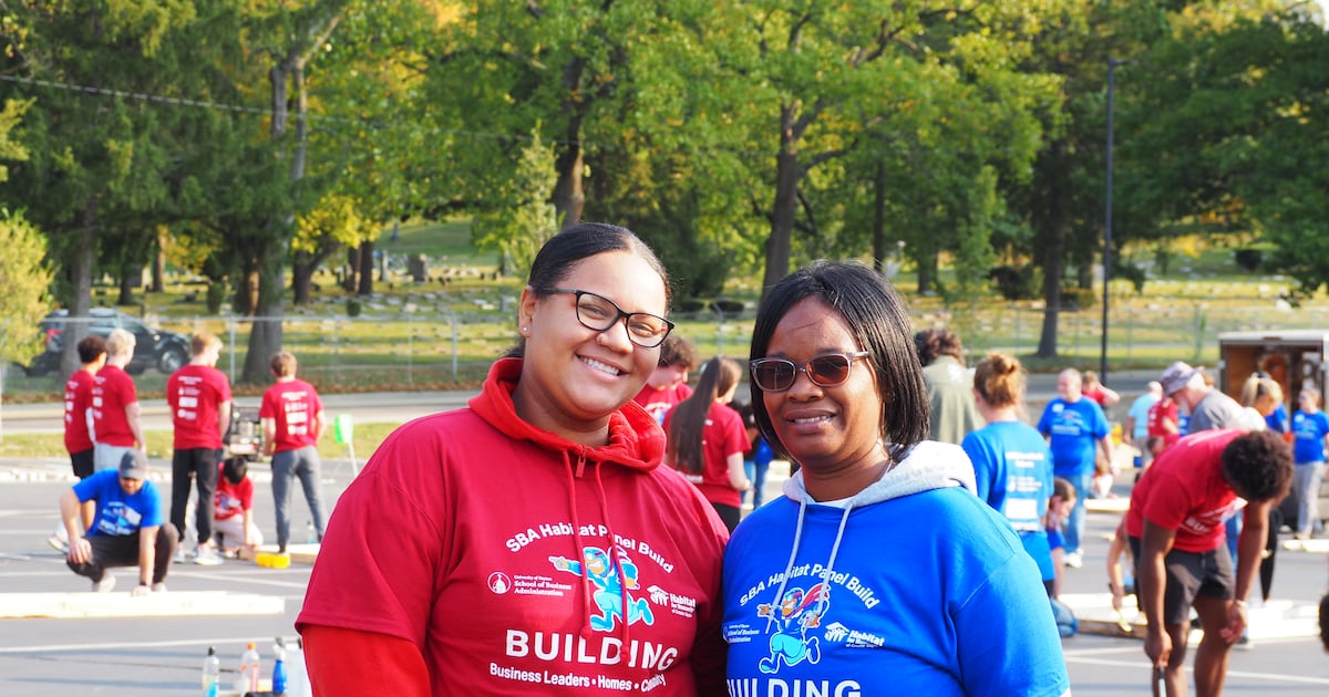 UD business students help build Habitat for Humanity home for Dayton family