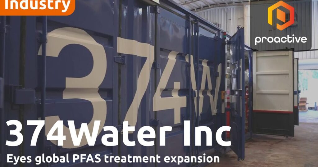 374Water scales Waste Destruction Services growth; eyes global PFAS treatment expansion