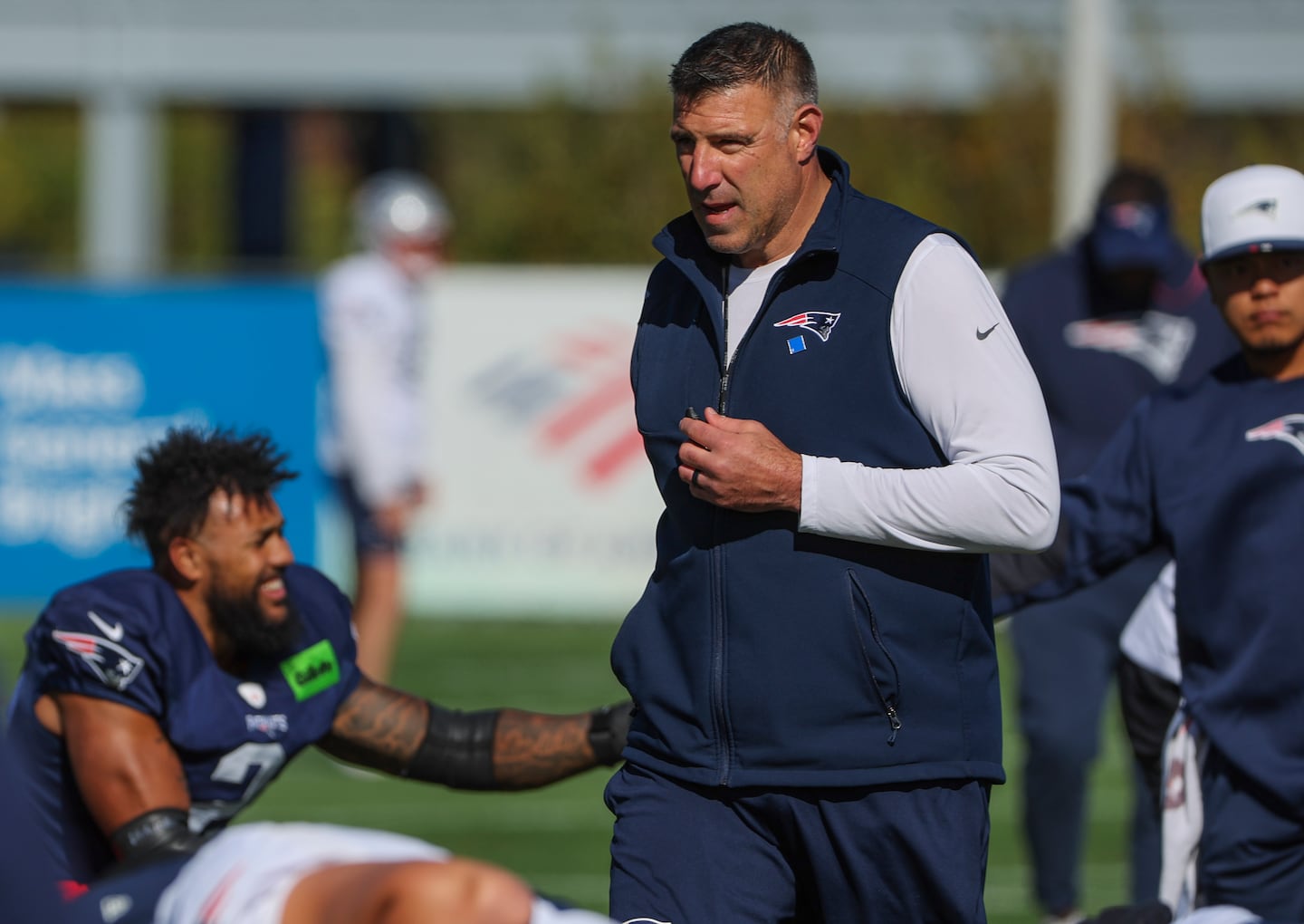 Mike Vrabel was 54-45 over six seasons as coach of the Titans, with three playoff appearances and an AP Coach of the Year award to show for his time in Nashville.