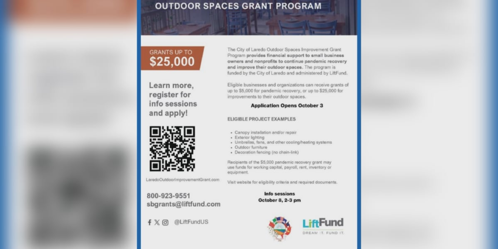 City of Laredo offers outdoor spaces grant for small business owners