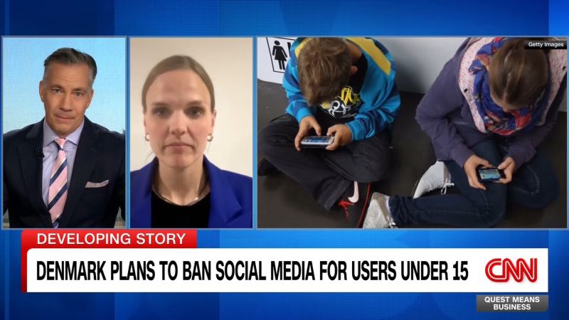 Denmark plans to ban social media for users under 15