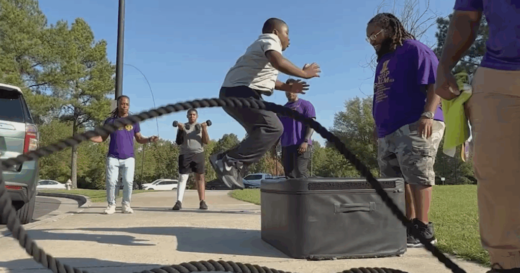 Fraternity teaches health to kids in Hickory Hill | News