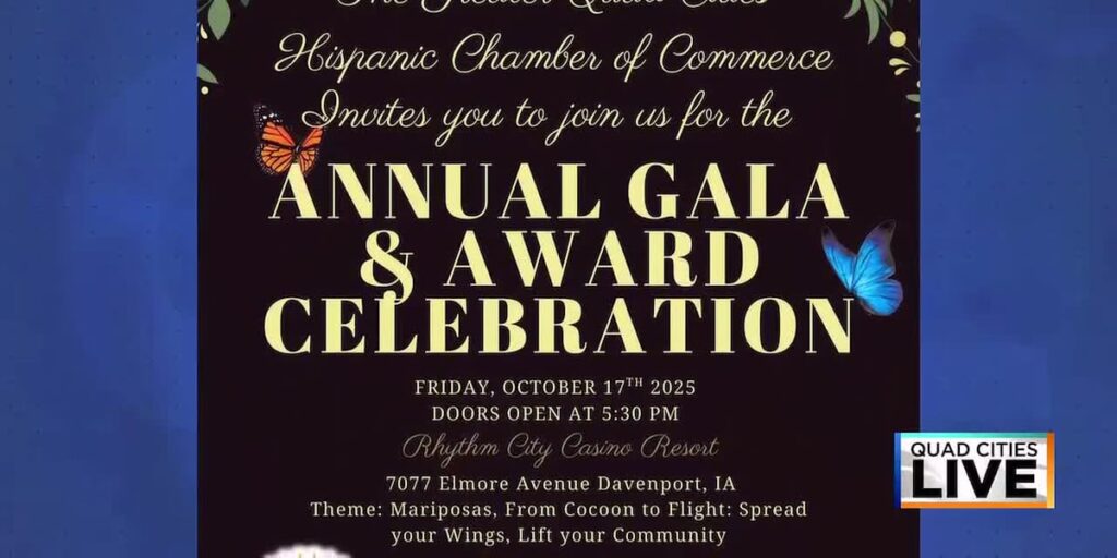 Greater QC Hispanic Chamber to celebrate community, business excellence at annual gala