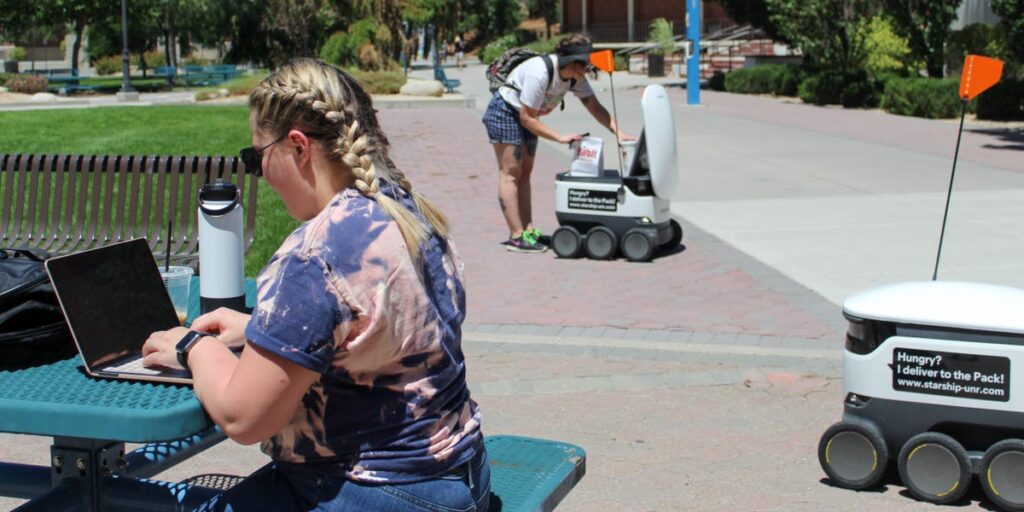 How Food Delivery Robots Are Conquering College Campuses