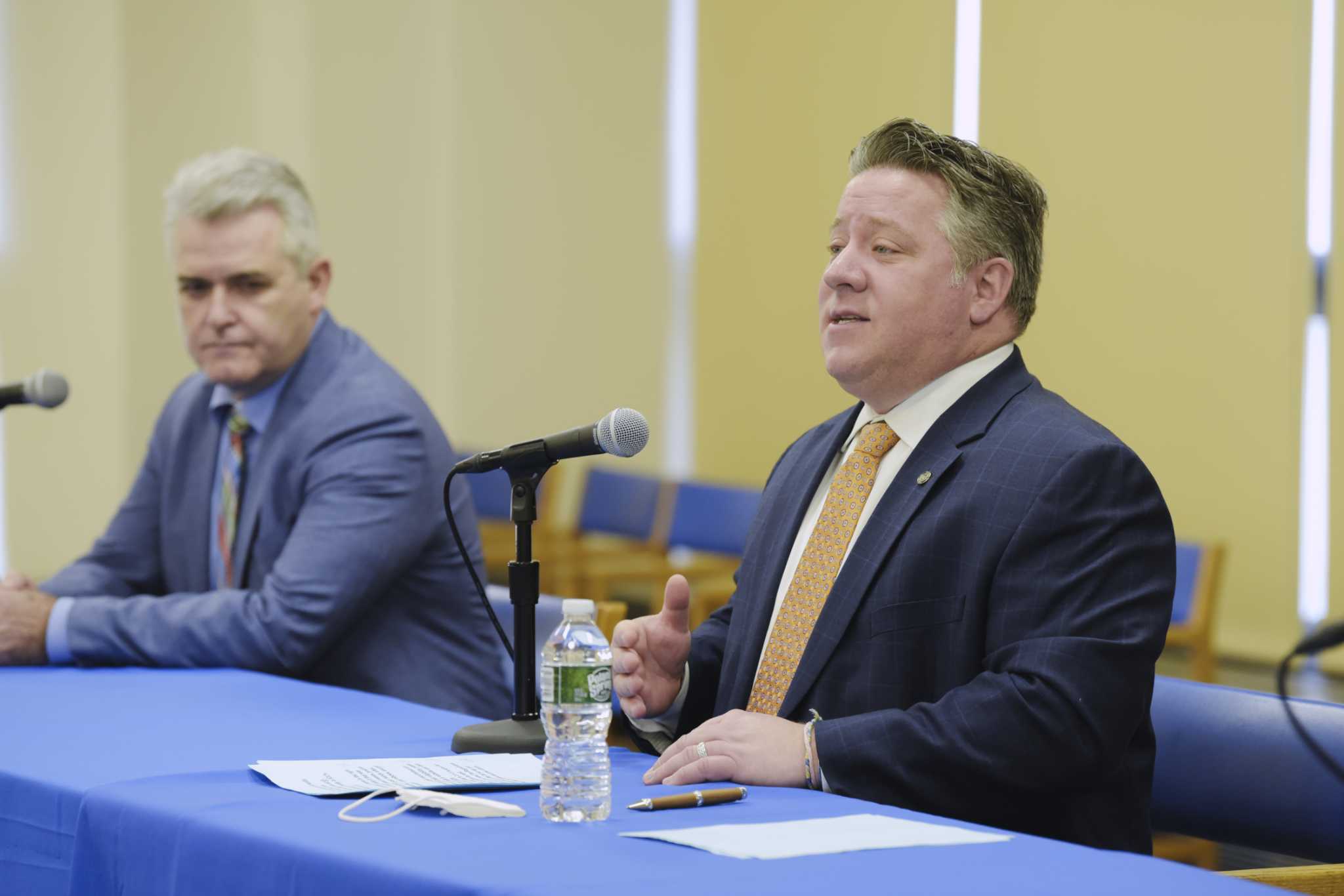 Local county chiefs Dan McCoy, Steve McLaughlin journeyed to Ireland