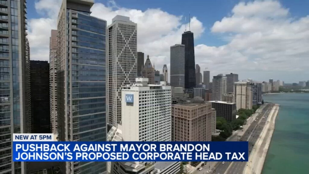 Mayor Brandon Johnson faces more pushback from Chicago business leaders over proposed corporate head tax