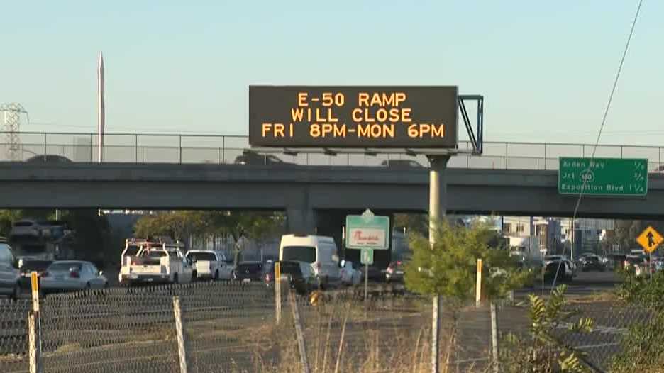 Sacramento drivers face 70-hour freeway connector closure this weekend