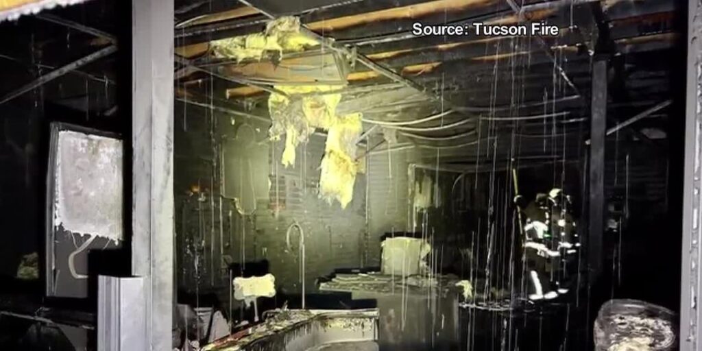 Tucson business catches fire overnight