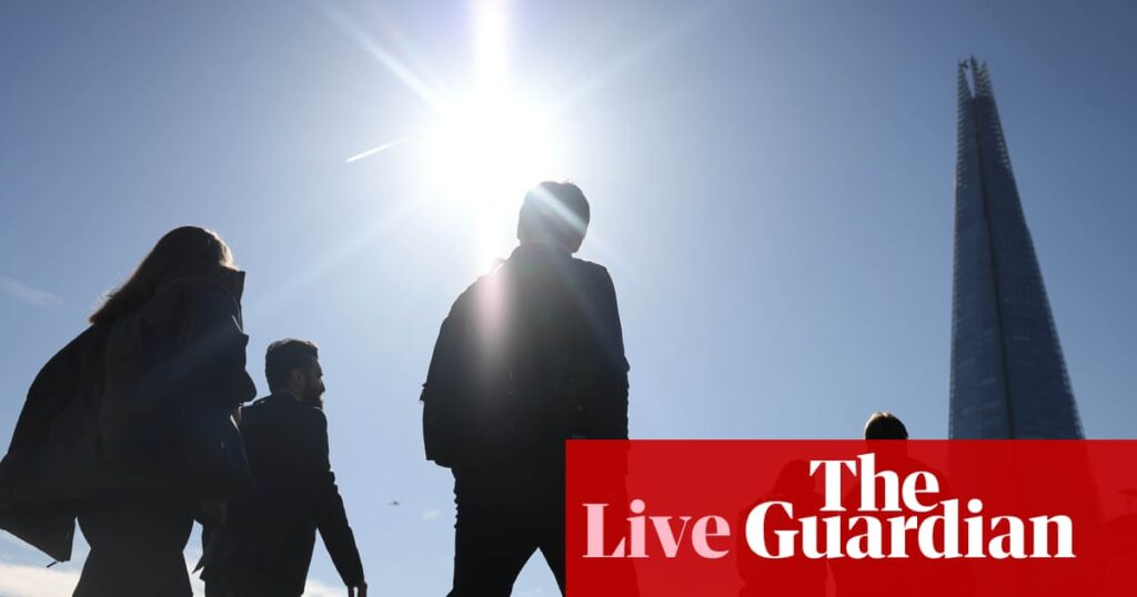 UK economy posts meagre 0.1% growth in August as ‘pre-budget funk’ hits services sector – business live | Business