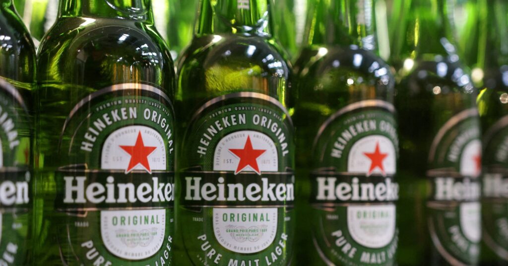 URGENT Heineken targets mid-single digit revenue growth in 2030 plan