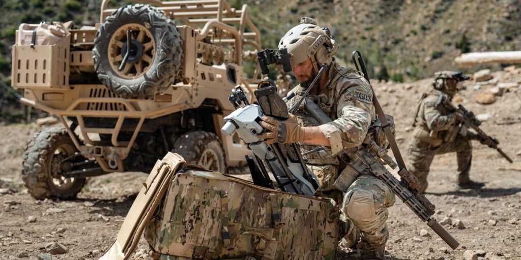 US Drone Maker Says Backpack Drones With Lasers Keep Pilots Safe