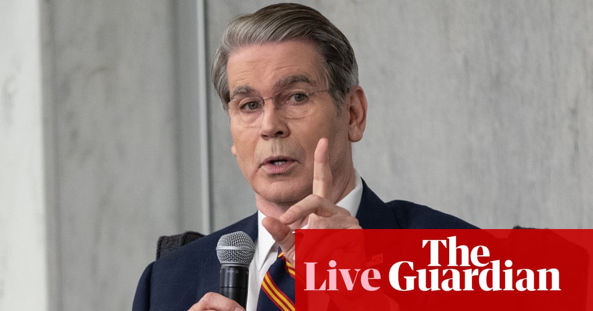 US treasury secretary accuses Beijing of trying to damage global economy, as US and China roll out tit-for-tat port fees – business live | Business