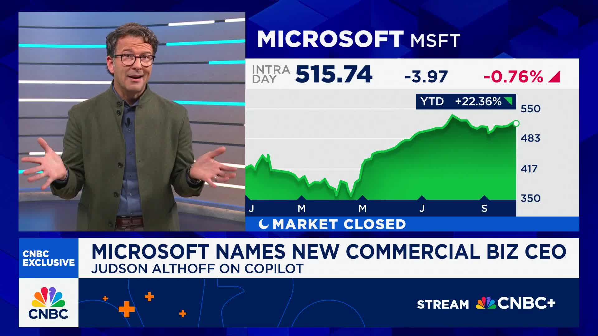 Watch CNBC's full interview with Microsoft Commercial Business CEO Judson Althoff
