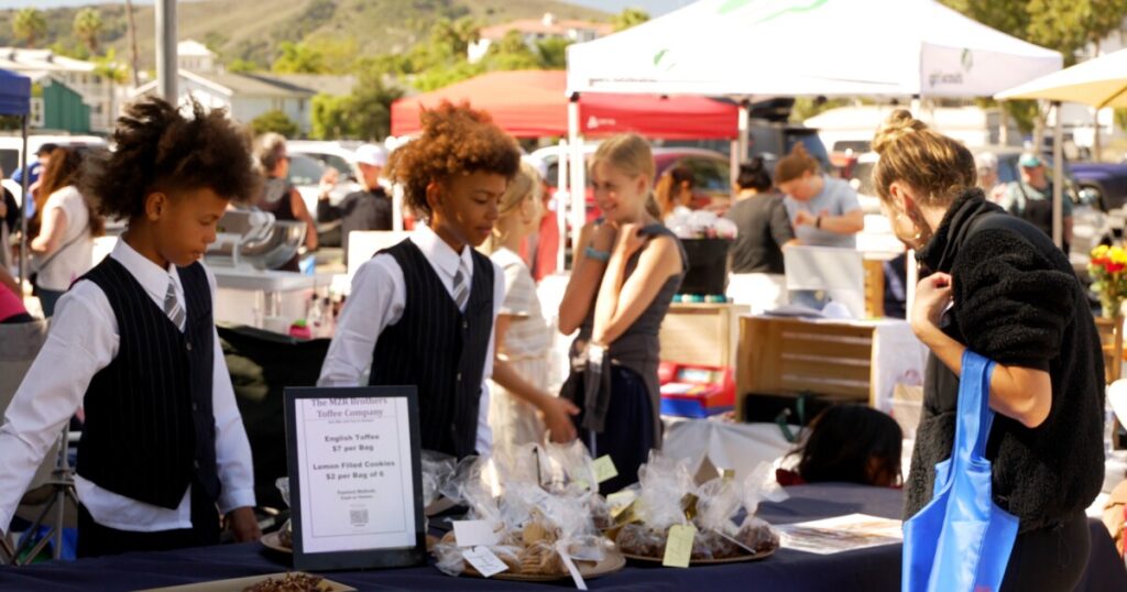 Young entrepreneurs showcase businesses at Avila Beach children's fair