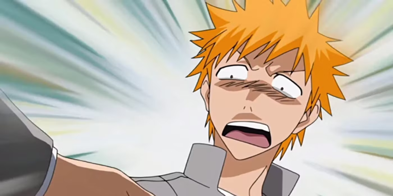 Bleach anime featured image - Ichigo looking absolutely shocked