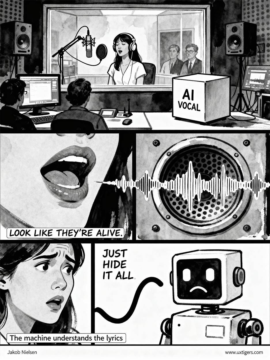 A collage of a person speaking to a robot

AI-generated content may be incorrect.