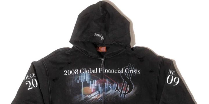 A 2008 Global Financial Crisis Hoodie Sold Out