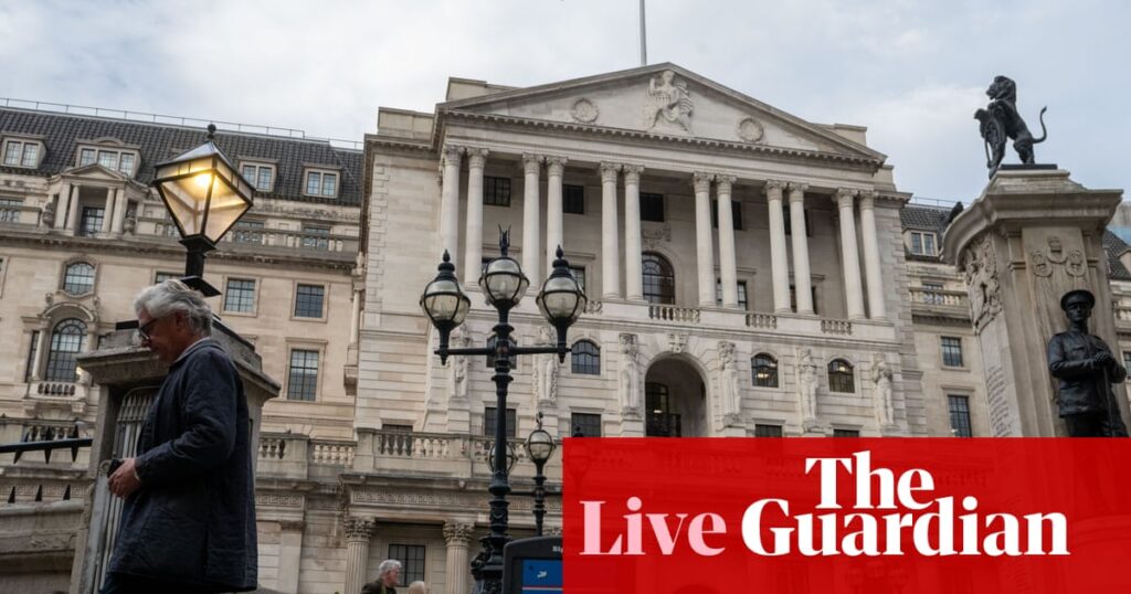 Bank of England to make ‘finely balanced decision’ on whether to cut interest rates at midday – business live | Business