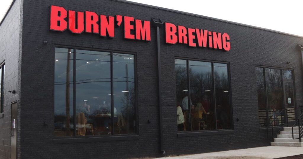 Burn ‘Em Brewing’s back room open for business