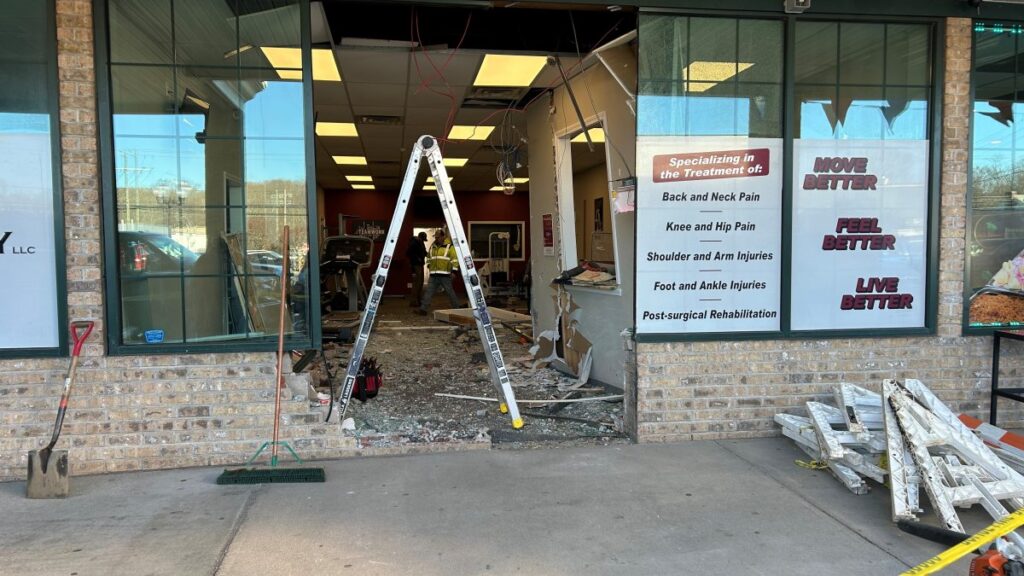Car crashes into business in Plymouth shopping plaza – NBC Connecticut