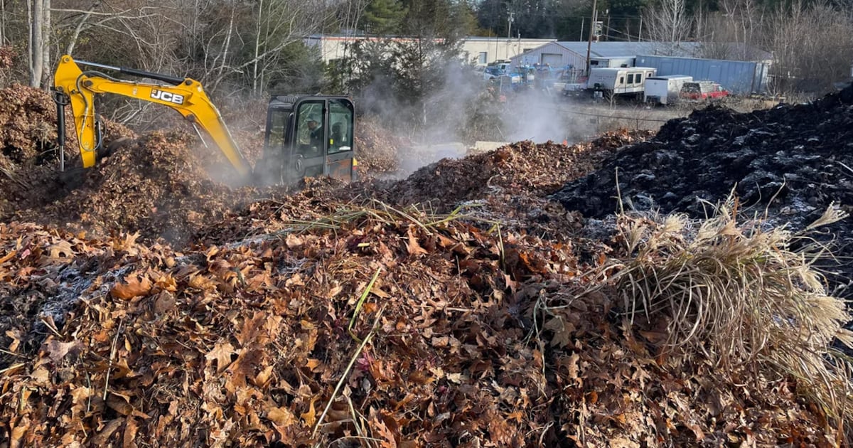 Crews battle large mulch, brush fire behind North Shore landscaping business – Boston 25 News