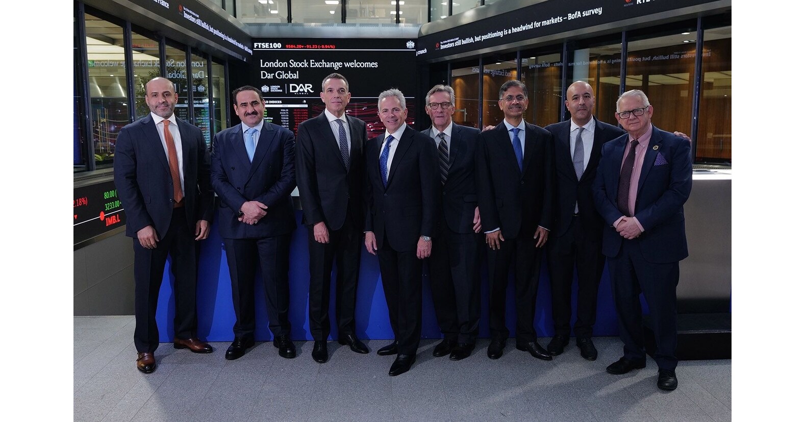 DAR GLOBAL RINGS THE LONDON STOCK EXCHANGE OPENING BELL, ANCHORING GLOBAL EXPANSION WITH LAUNCH OF 'LIVE ALL IN' SLOGAN