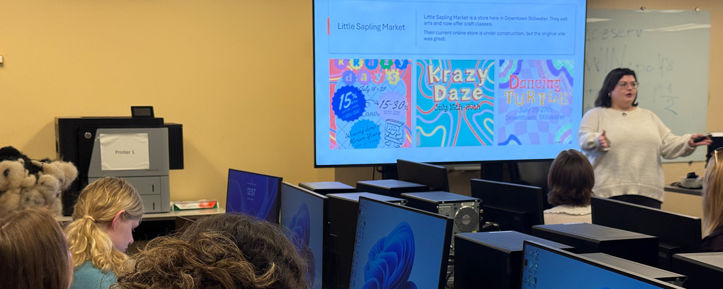 interns working with ORECA