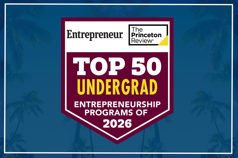 FAU’s College of Business Ranked in Top 20 Entrepreneurship Programs
