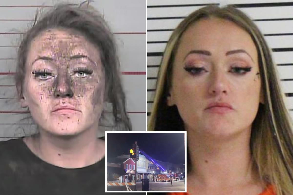 Hysterical dirty mug of suspected female burglar caught hiding in the walls of a business