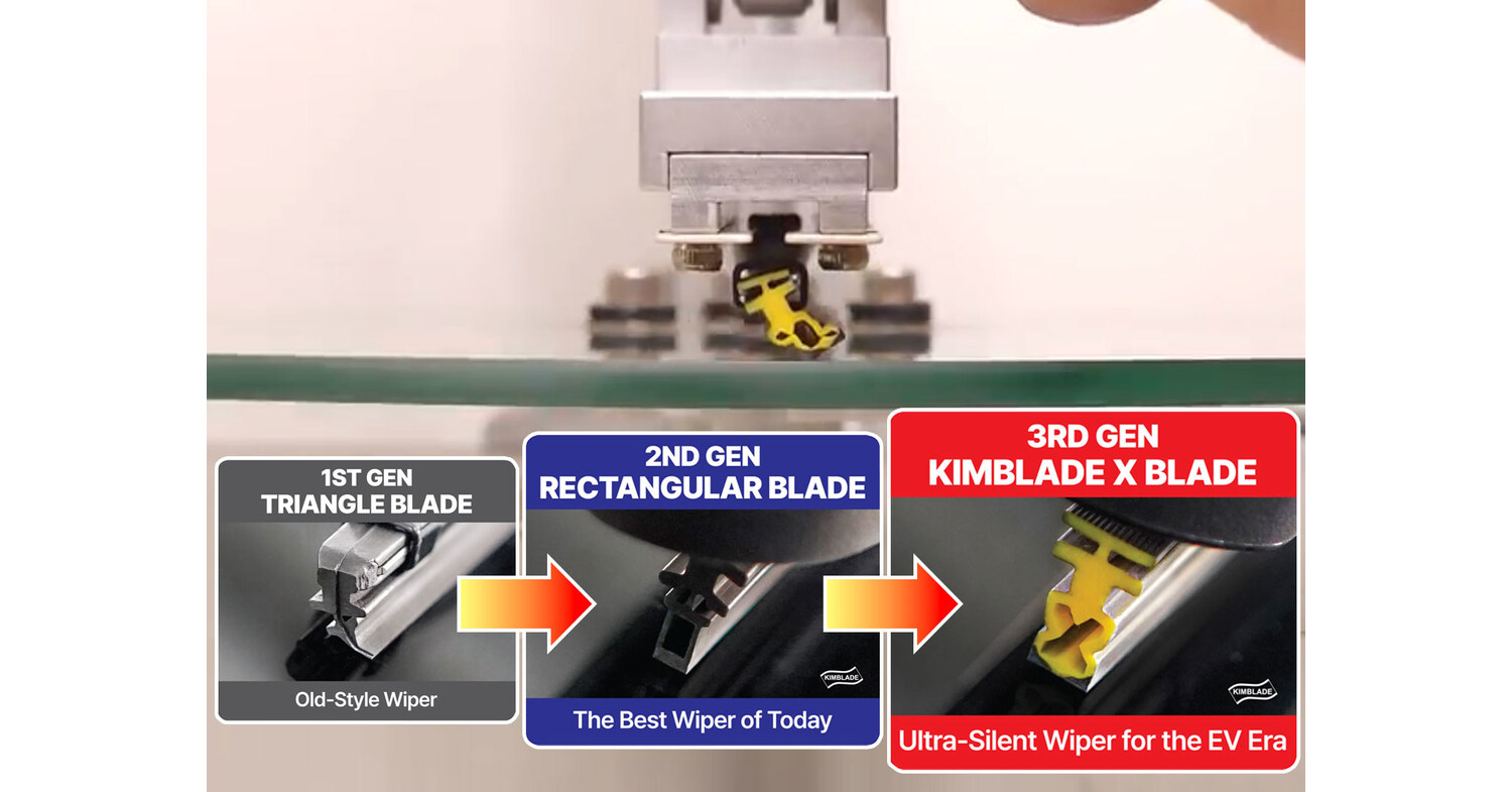 KIMBLADE, the $4M Crowdfunding Success Story, Accelerates Global Expansion With "KIMBLADE X," the Wiper Blade Built for the EV Era