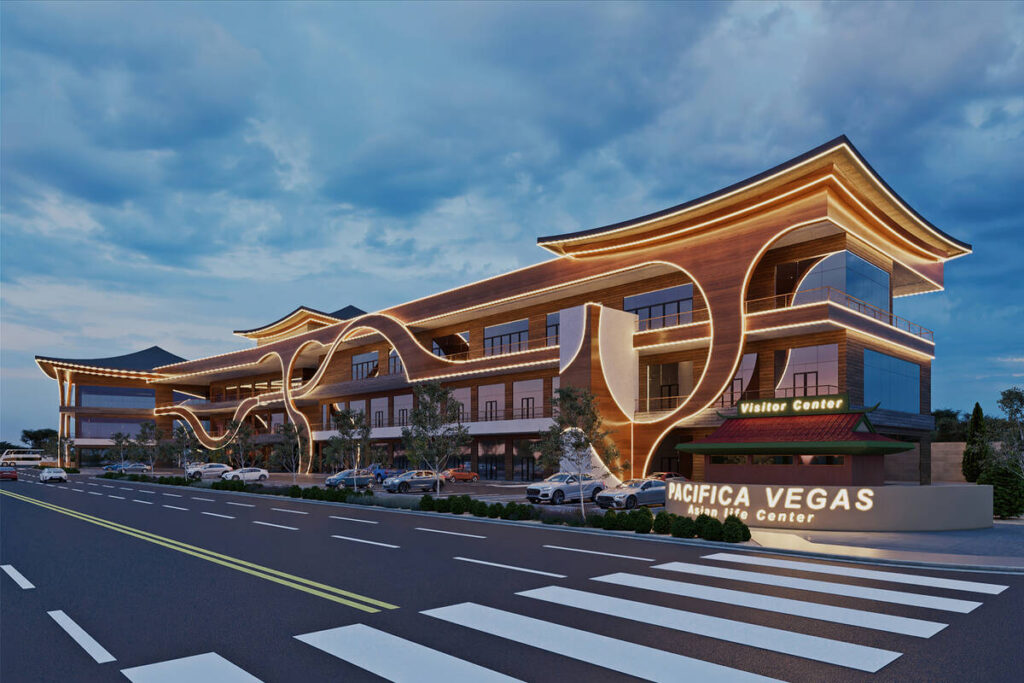 Developer Eddie Ni plans to build a new retail plaza in Las Vegas' Chinatown area, a rendering ...