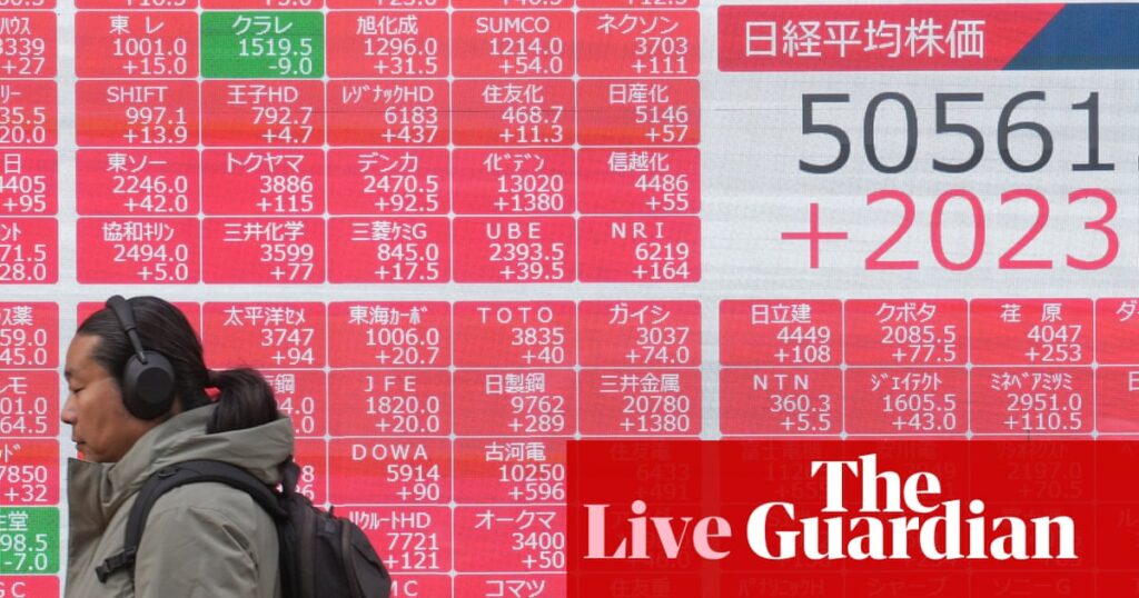Markets rally after Nvidia’s strong results calm AI bubble fears, and investors await US jobs report – business live | Business