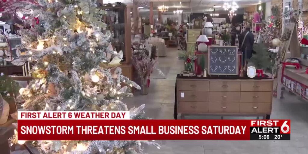 Omaha small businesses worry snow could hurt Small Business Saturday sales