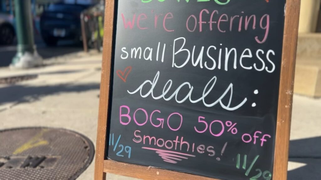 Shoppers visit Manayunk for Small Business Saturday