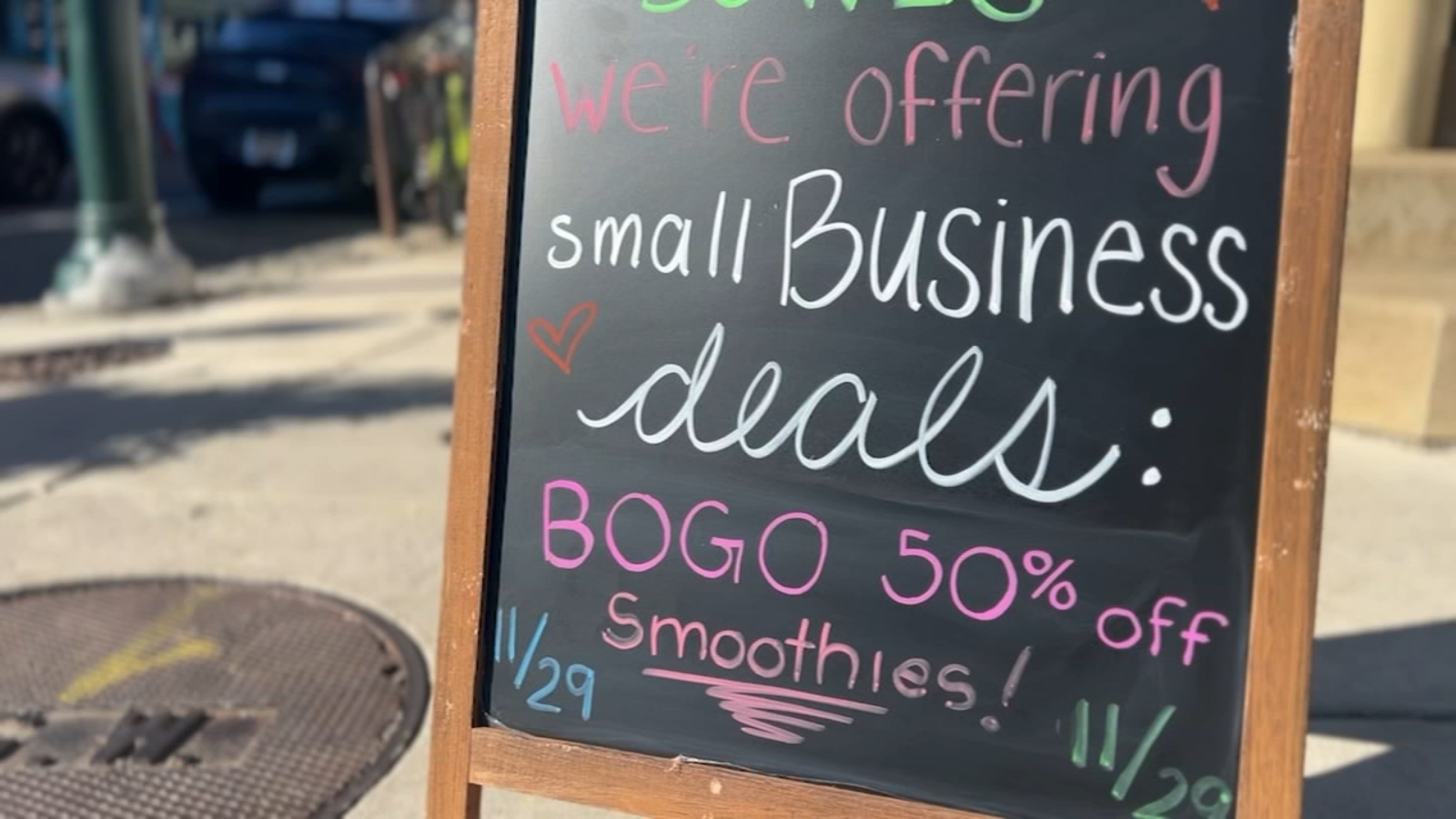 Shoppers visit Manayunk for Small Business Saturday