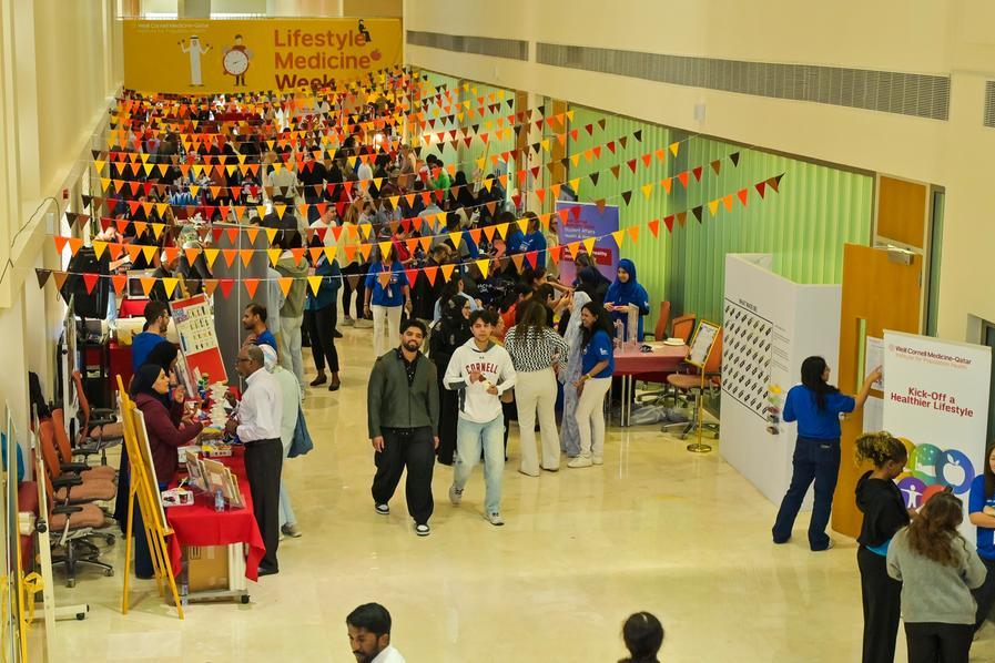 WCM-Q promotes health and wellbeing at Lifestyle Medicine Week 2025