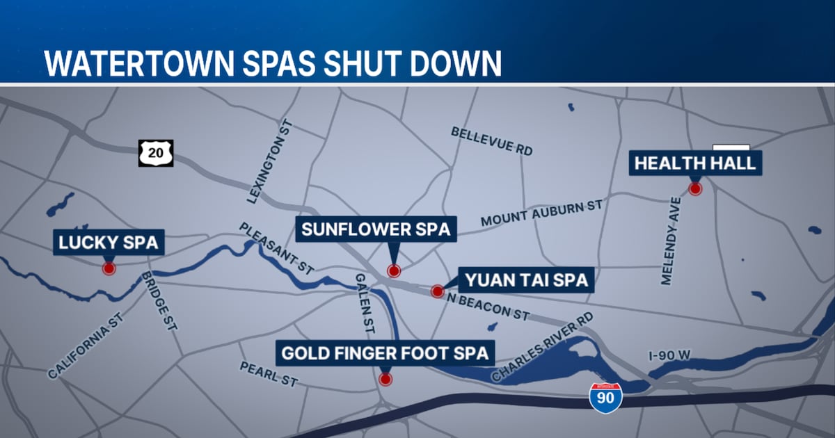 Watertown spa owner insists nothing illegal is happening at her business after 6 spas shut down – Boston 25 News