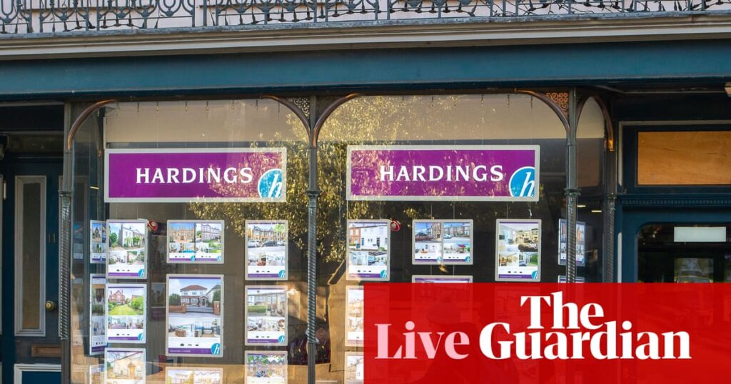 UK house prices stagnated in November as south lags behind the north – business live | Business