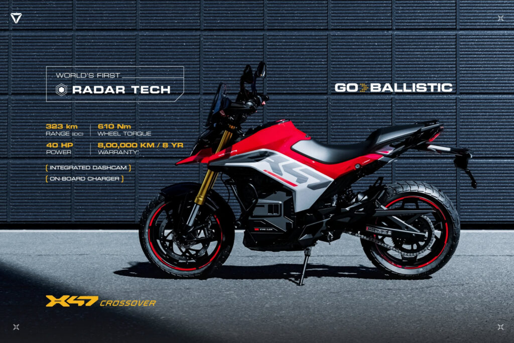 Ultraviolette X-47 Crossover- THE PACK - Electric Motorcycle News