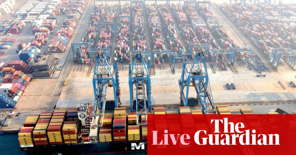 China’s trade surplus hits $1tn for first time despite Trump’s tariffs – business live | Business