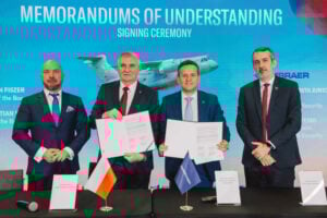 Official signing ceremony of five new MoUs © Embraer