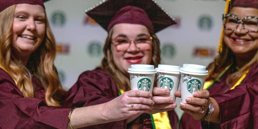 Enrollment in Starbucks' Free College Program Surges, Company Says