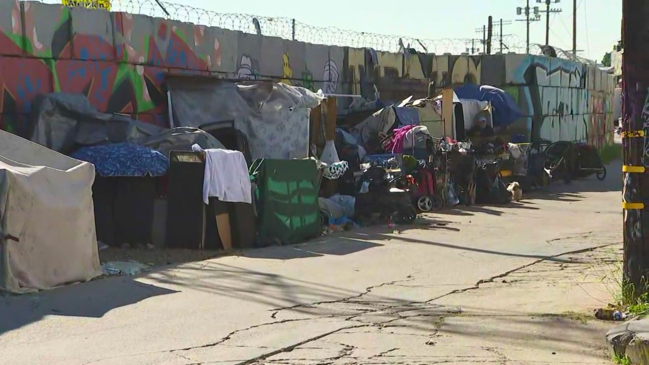 Business owners fear wall could collapse, crush homeless encampment east of L.A.